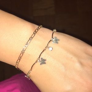 Butterfly and link bracelet combo!